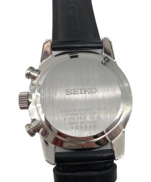 SEIKO（セイコー）SEIKO (セイコー) 腕時計　クロノグラフ ブラック サイズ:記載なしの古着・服飾アイテム