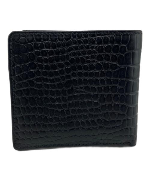 Whitehouse Cox（ホワイトハウスコックス）Whitehouse Cox (ホワイトハウスコックス) 2つ折り財布　レザー ブラック サイズ:記載なしの古着・服飾アイテム