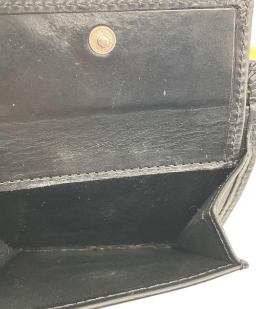 Whitehouse Cox（ホワイトハウスコックス）Whitehouse Cox (ホワイトハウスコックス) 2つ折り財布　レザー ブラック サイズ:記載なしの古着・服飾アイテム