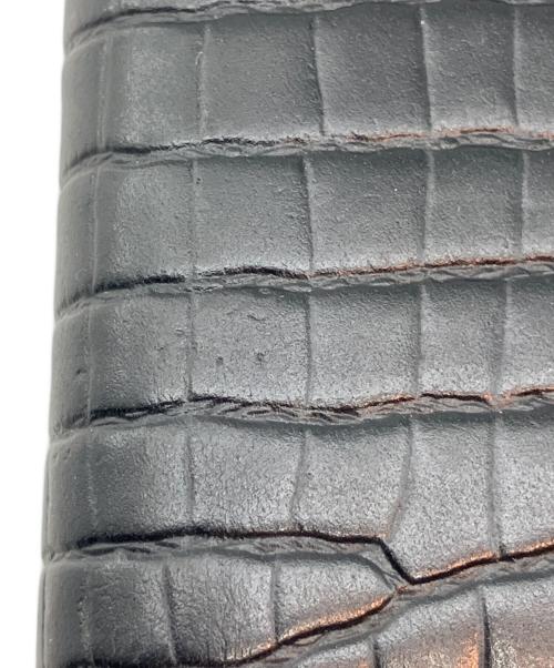 Whitehouse Cox（ホワイトハウスコックス）Whitehouse Cox (ホワイトハウスコックス) 2つ折り財布　レザー ブラック サイズ:記載なしの古着・服飾アイテム