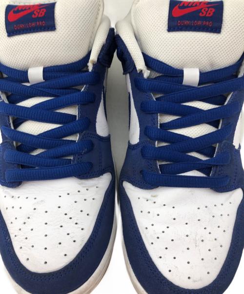 NIKE SB（ナイキエスビー）NIKE SB (ナイキエスビー) NIKE SB　DUNK LOW PRO PRM ブルー×ホワイト サイズ:28の古着・服飾アイテム