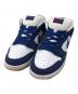 NIKE SB（ナイキエスビー）の古着「NIKE SB　DUNK LOW PRO PRM」｜ブルー×ホワイト