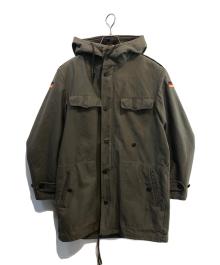 German Army（ドイツ軍）の古着「ミリタリモッズコート」｜カーキ