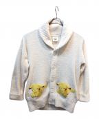 gelato piqueジェラートピケ）の古着「ベビモコジャガードショールカーディガン」｜ベージュ