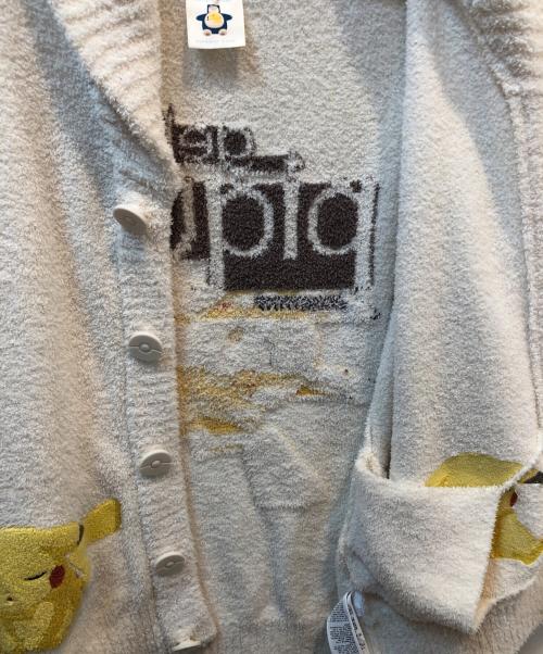 gelato pique（ジェラートピケ）gelato pique (ジェラートピケ) ベビモコジャガードショールカーディガン ベージュ サイズ:S～Mの古着・服飾アイテム