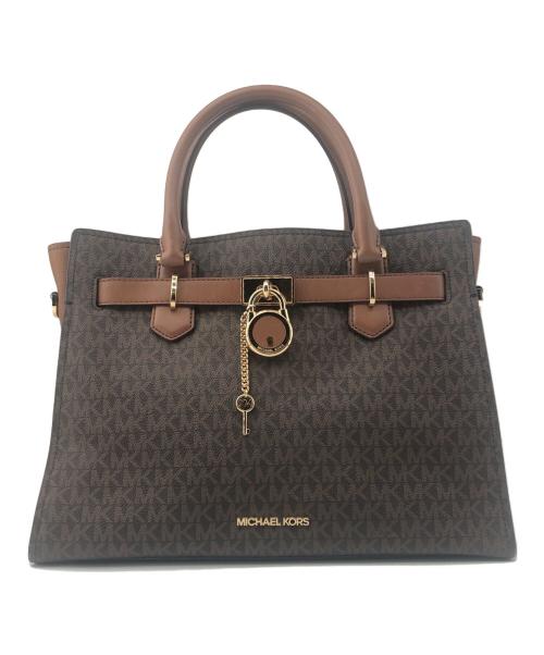 MICHAEL KORS（マイケル・コース）MICHAEL KORS (マイケル・コース) バッグ ブラウンの古着・服飾アイテム