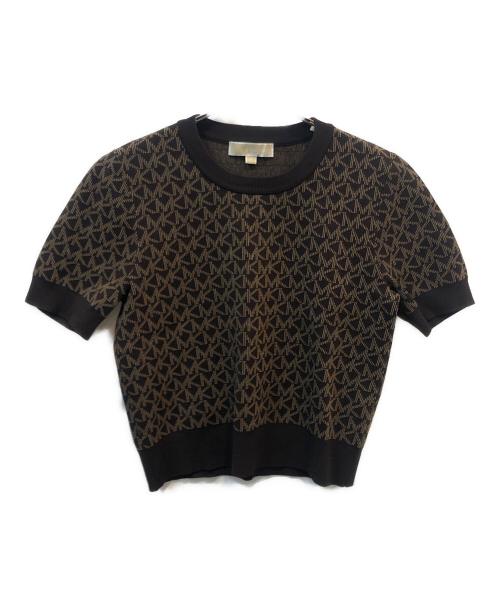 MICHAEL KORS（マイケル・コース）MICHAEL KORS (マイケル・コース) 薄手ニット ブラウン サイズ:Mの古着・服飾アイテム