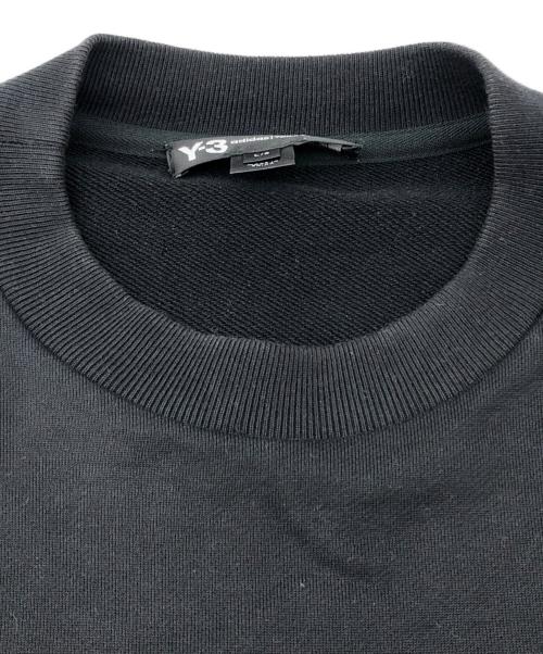 Y-3（ワイスリー）Y-3 (ワイスリー) STACKED LOGO CREW SWEATER ブラック サイズ:Lの古着・服飾アイテム