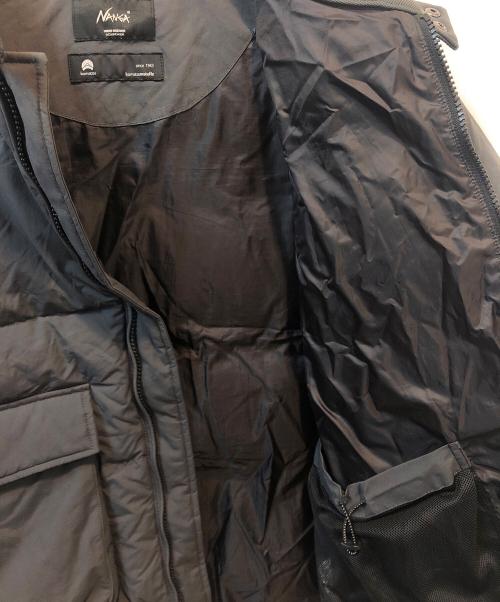 NANGA（ナンガ）NANGA (ナンガ) URBAN RESEARCH (アーバンリサーチ) ダウンジャケット グレー サイズ:Lの古着・服飾アイテム