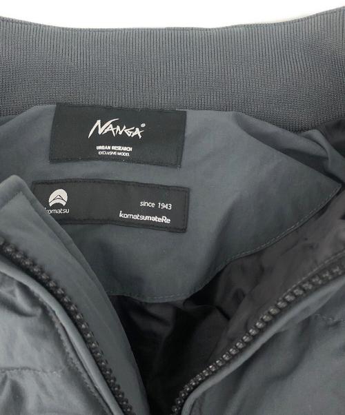 NANGA（ナンガ）NANGA (ナンガ) URBAN RESEARCH (アーバンリサーチ) ダウンジャケット グレー サイズ:Lの古着・服飾アイテム
