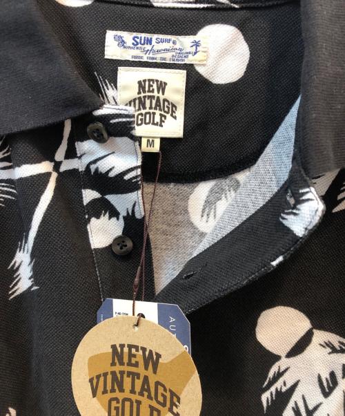 Sun Surf（サンサーフ）Sun Surf (サンサーフ) ポロシャツ ブラック サイズ:M 未使用品の古着・服飾アイテム