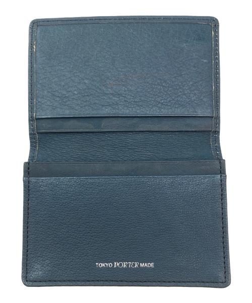 PORTER（ポーター）PORTER (ポーター) カードケース ネイビーの古着・服飾アイテム