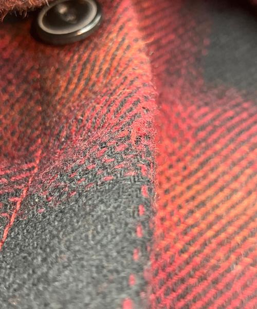 Superdry（スーパードライ）Superdry (スーパードライ) シャツジャケット　MACHINED GOODS レッド サイズ:Sの古着・服飾アイテム
