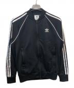 adidasアディダス）の古着「トラックジャケット」｜ブラック