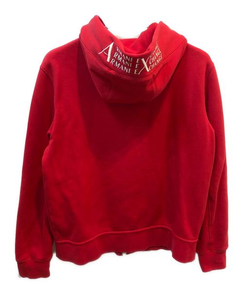 ARMANI EXCHANGE（アルマーニ エクスチェンジ）ARMANI EXCHANGE (アルマーニ エクスチェンジ) ジップアップスウェット レッド サイズ:Mの古着・服飾アイテム