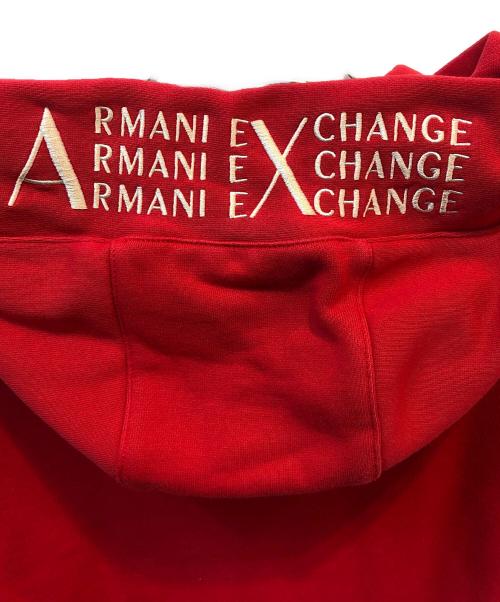 ARMANI EXCHANGE（アルマーニ エクスチェンジ）ARMANI EXCHANGE (アルマーニ エクスチェンジ) ジップアップスウェット レッド サイズ:Mの古着・服飾アイテム