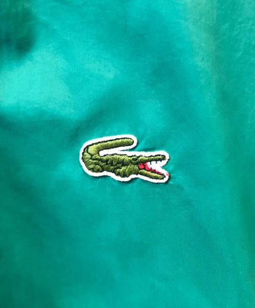 CHEMISE LACOSTE（シュミーズ ラコステ）CHEMISE LACOSTE (シュミーズ ラコステ) ナイロンジャケット　	70's グリーン×ブルー サイズ:記載なしの古着・服飾アイテム
