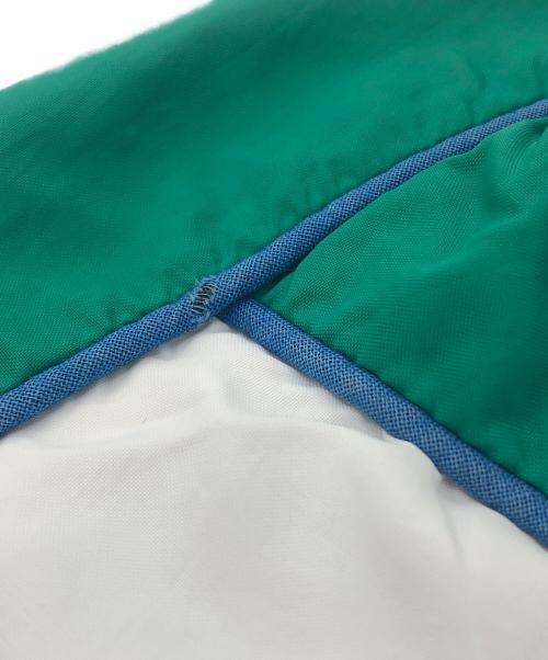 CHEMISE LACOSTE（シュミーズ ラコステ）CHEMISE LACOSTE (シュミーズ ラコステ) ナイロンジャケット　	70's グリーン×ブルー サイズ:記載なしの古着・服飾アイテム