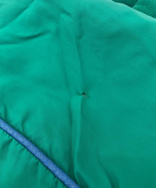 CHEMISE LACOSTE（シュミーズ ラコステ）CHEMISE LACOSTE (シュミーズ ラコステ) ナイロンジャケット　	70's グリーン×ブルー サイズ:記載なしの古着・服飾アイテム