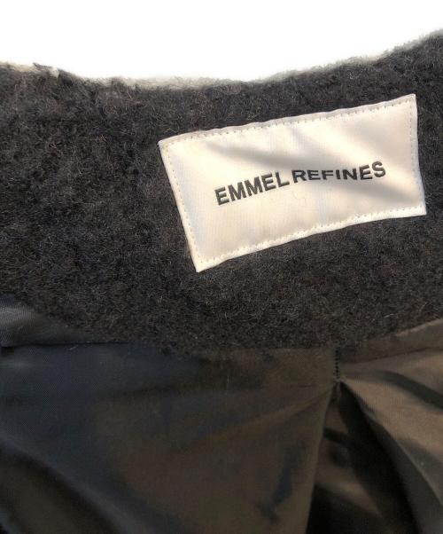 EMMEL REFINES（エメル リファインズ）EMMEL REFINES (エメル リファインズ) ウールコート ブラック サイズ:記載なしの古着・服飾アイテム