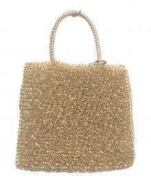 ANTEPRIMA（アンテプリマ）の古着「ワイヤーバッグ」｜ゴールド