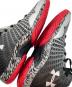 中古・古着 UNDER ARMOUR (アンダーアーマー) バスケットボールシューズ　1261614-003 グレー×ブラック サイズ: 26cm 未使用品：7000円