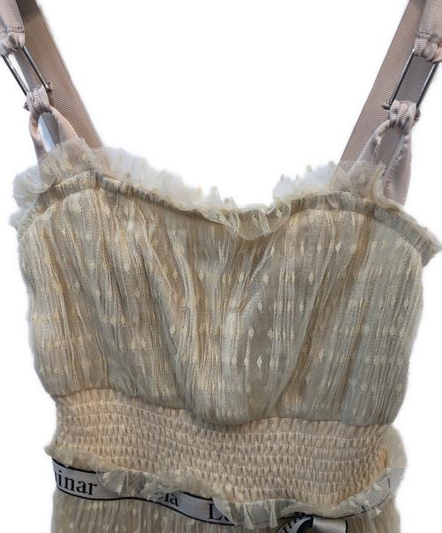 Snidel（スナイデル）Snidel (スナイデル) キャミソールワンピース ベージュ サイズ:FREEの古着・服飾アイテム