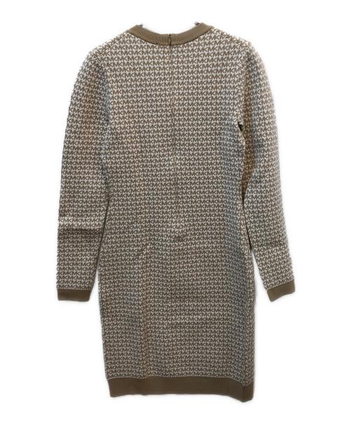 MICHAEL KORS（マイケル・コース）MICHAEL KORS (マイケル・コース) 長袖ワンピース ベージュ サイズ:FREEの古着・服飾アイテム