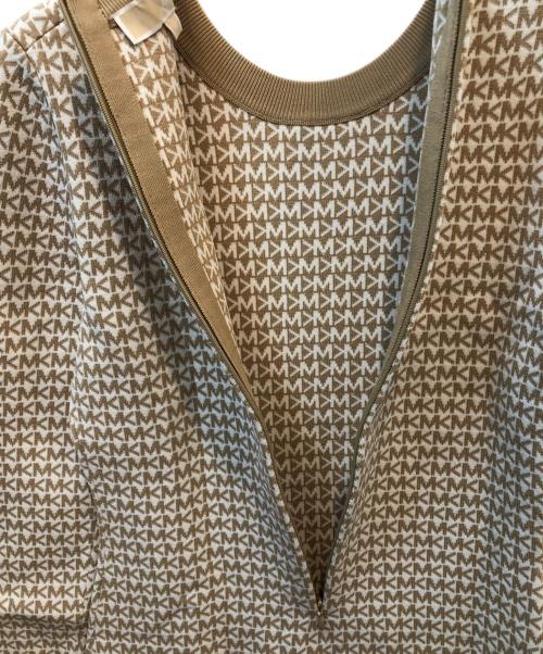 MICHAEL KORS（マイケル・コース）MICHAEL KORS (マイケル・コース) 長袖ワンピース ベージュ サイズ:FREEの古着・服飾アイテム