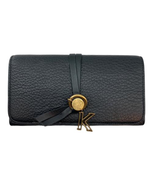 Chloe（クロエ）Chloe (クロエ) 長財布 アルファベット ブラックの古着・服飾アイテム