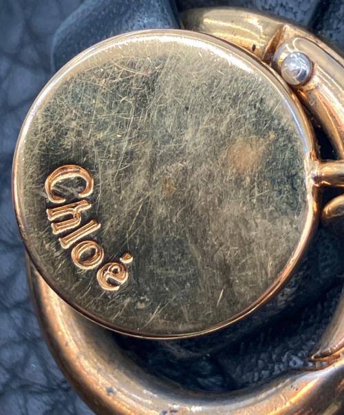 Chloe（クロエ）Chloe (クロエ) 長財布 アルファベット ブラックの古着・服飾アイテム