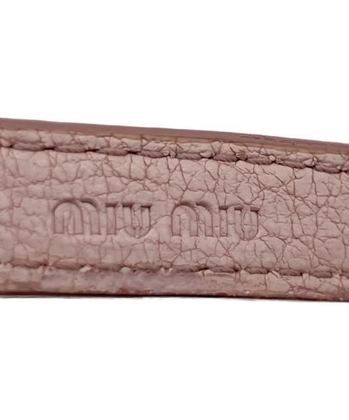 MIU MIU（ミュウミュウ）MIU MIU (ミュウミュウ) ブレスレット ピンクの古着・服飾アイテム