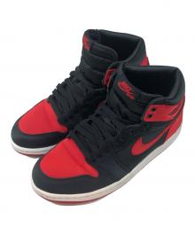 NIKE（ナイキ）の古着「Women's Air Jordan 1 Retro High OG "Satin Bred"」｜レッド×ブラック