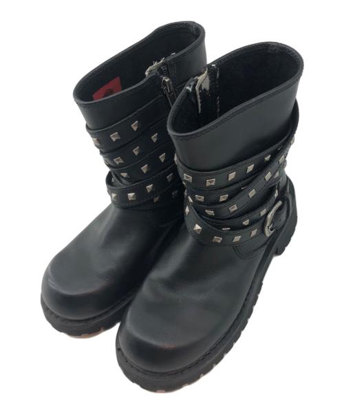 HARLEY-DAVIDSON（ハーレーダビッドソン）HARLEY-DAVIDSON (ハーレーダビッドソン) ブーツ ブラック サイズ:23㎝の古着・服飾アイテム