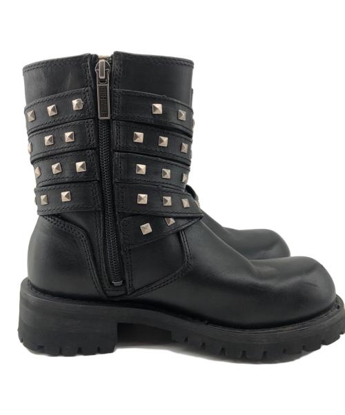 HARLEY-DAVIDSON（ハーレーダビッドソン）HARLEY-DAVIDSON (ハーレーダビッドソン) ブーツ ブラック サイズ:23㎝の古着・服飾アイテム