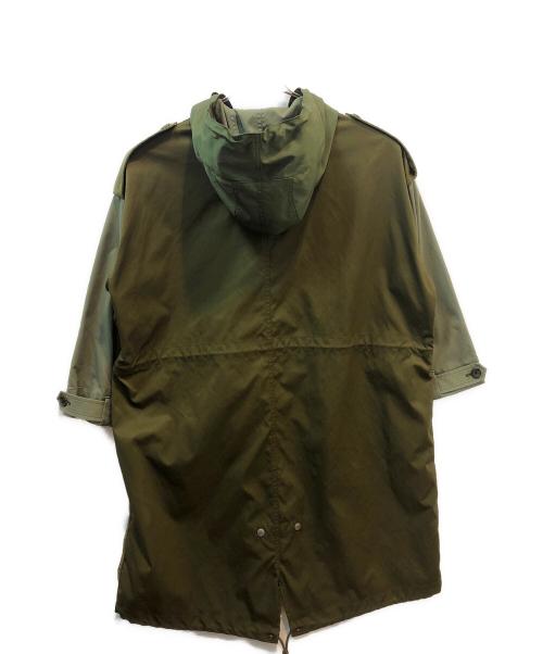 beautiful people（ビューティフルピープル）beautiful people (ビューティフルピープル) ポリ切替モッズコート グリーン サイズ:170の古着・服飾アイテム