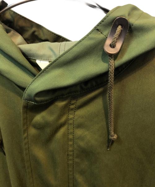 beautiful people（ビューティフルピープル）beautiful people (ビューティフルピープル) ポリ切替モッズコート グリーン サイズ:170の古着・服飾アイテム