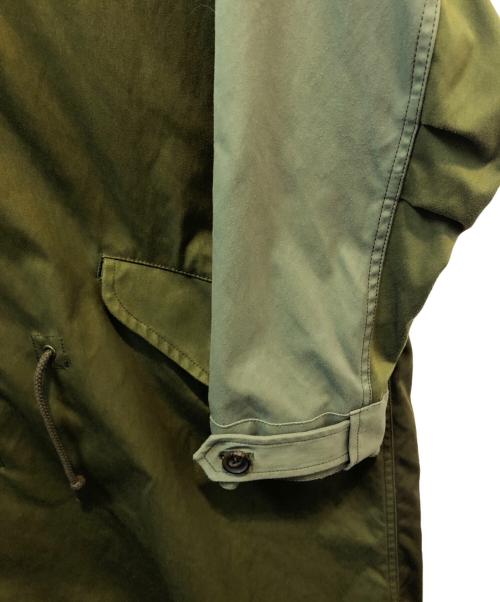 beautiful people（ビューティフルピープル）beautiful people (ビューティフルピープル) ポリ切替モッズコート グリーン サイズ:170の古着・服飾アイテム