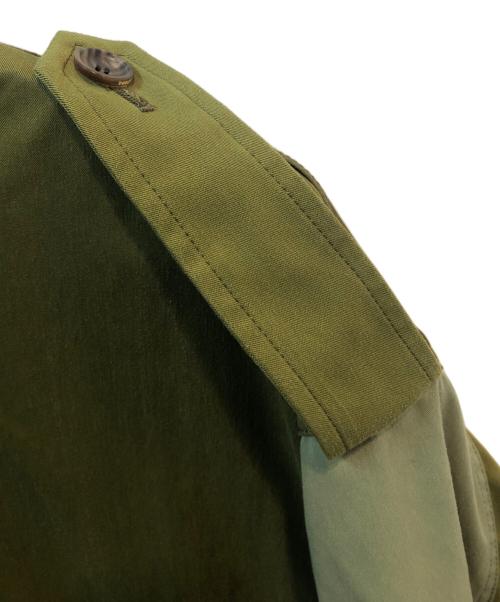 beautiful people（ビューティフルピープル）beautiful people (ビューティフルピープル) ポリ切替モッズコート グリーン サイズ:170の古着・服飾アイテム