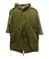 beautiful people（ビューティフルピープル）の古着「ポリ切替モッズコート」｜グリーン