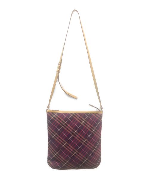 BURBERRY BLUE LABEL（バーバリー ブルー レーベル）BURBERRY BLUE LABEL (バーバリー ブルー レーベル) ショルダーバッグ　ZAE06-100-36 パープル×ピンクの古着・服飾アイテム