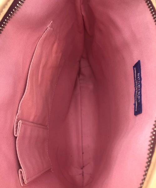 BURBERRY BLUE LABEL（バーバリー ブルー レーベル）BURBERRY BLUE LABEL (バーバリー ブルー レーベル) ショルダーバッグ　ZAE06-100-36 パープル×ピンクの古着・服飾アイテム