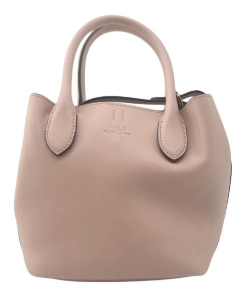 POLO RALPH LAUREN（ポロ・ラルフローレン）POLO RALPH LAUREN (ポロ・ラルフローレン) 2WAYショルダーバッグ ピンクの古着・服飾アイテム