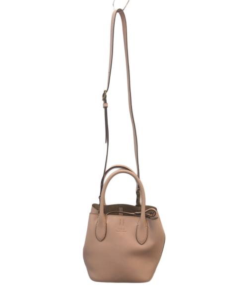 POLO RALPH LAUREN（ポロ・ラルフローレン）POLO RALPH LAUREN (ポロ・ラルフローレン) 2WAYショルダーバッグ ピンクの古着・服飾アイテム