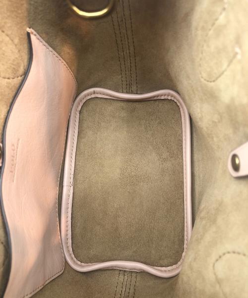 POLO RALPH LAUREN（ポロ・ラルフローレン）POLO RALPH LAUREN (ポロ・ラルフローレン) 2WAYショルダーバッグ ピンクの古着・服飾アイテム