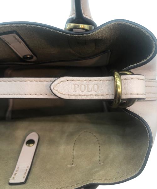 POLO RALPH LAUREN（ポロ・ラルフローレン）POLO RALPH LAUREN (ポロ・ラルフローレン) 2WAYショルダーバッグ ピンクの古着・服飾アイテム