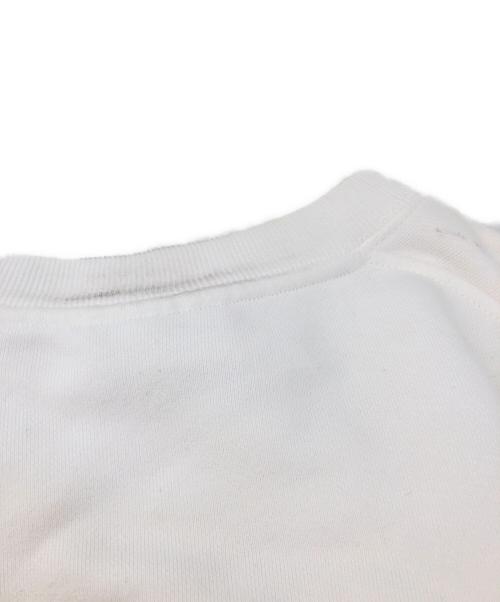 LACOSTE（ラコステ）LACOSTE (ラコステ) クルーネックスウェット フラワーグラフィック ホワイト サイズ:34の古着・服飾アイテム