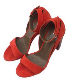 HERMES（エルメス）の古着「ヒールサンダル」｜オレンジ