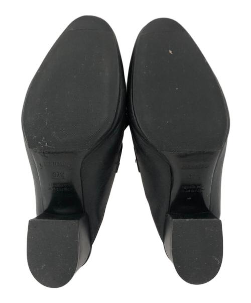 HERMES（エルメス）HERMES (エルメス) フリンジミュール ブラック サイズ:37 1/2の古着・服飾アイテム