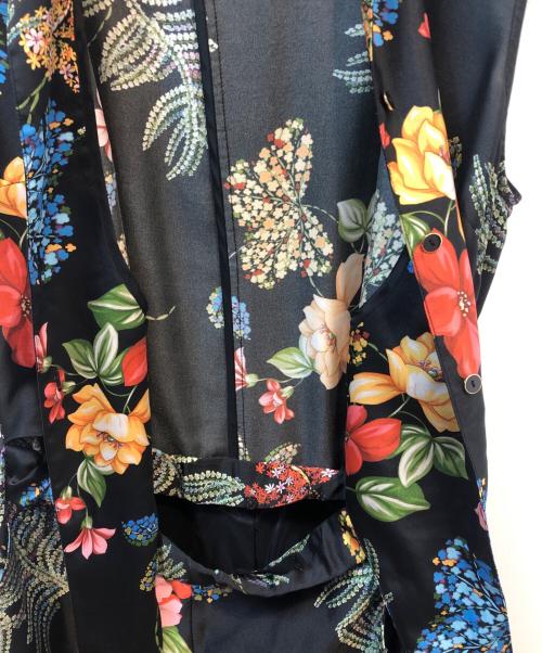 GRACE CONTINENTAL（グレースコンチネンタル）GRACE CONTINENTAL (（グレースコンチネンタル) オールインワン　花柄 ブラック サイズ:36の古着・服飾アイテム